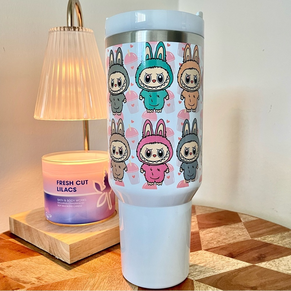 NEW Labubu 304 stainless steel vacuum Tumbler Cute Hydration Companion 40oz cup
